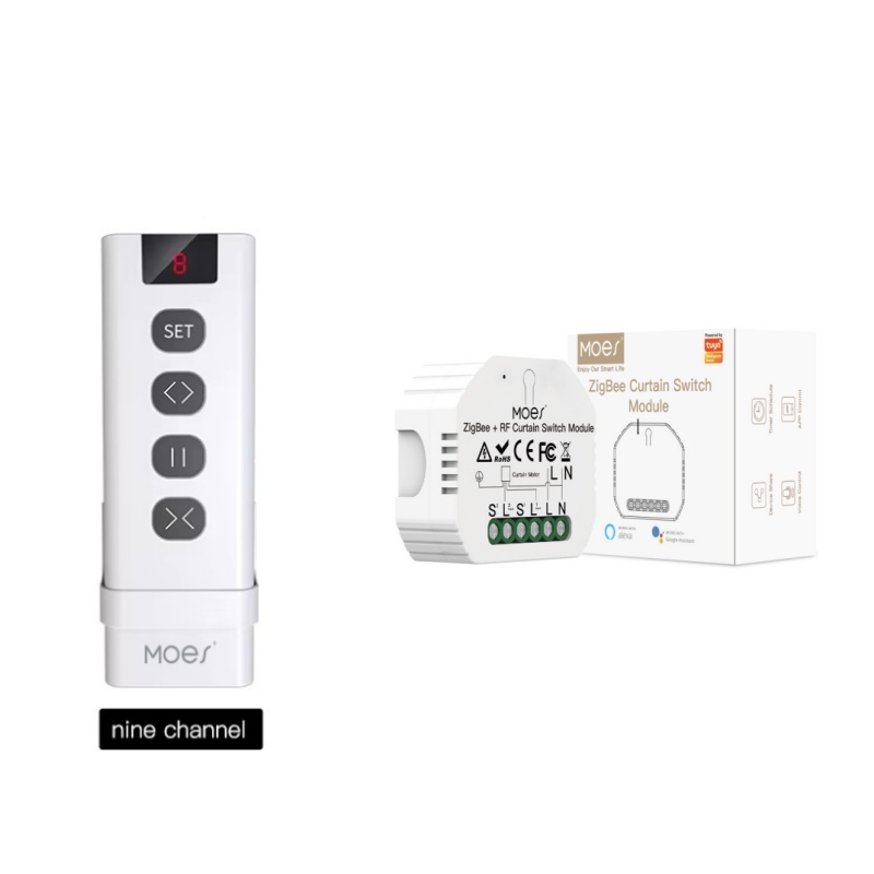 Smart Home Blinds - وحدة تحكم ذكية MOES ZigBee RF433