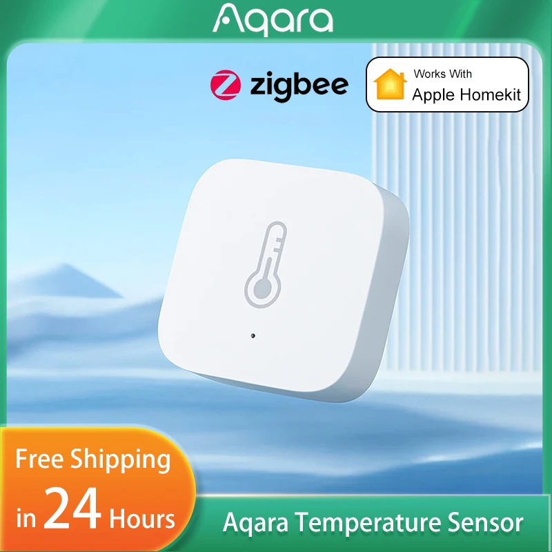 Smart Home Hub Matter - مستشعر درجة الحرارة الذكي من أكارا