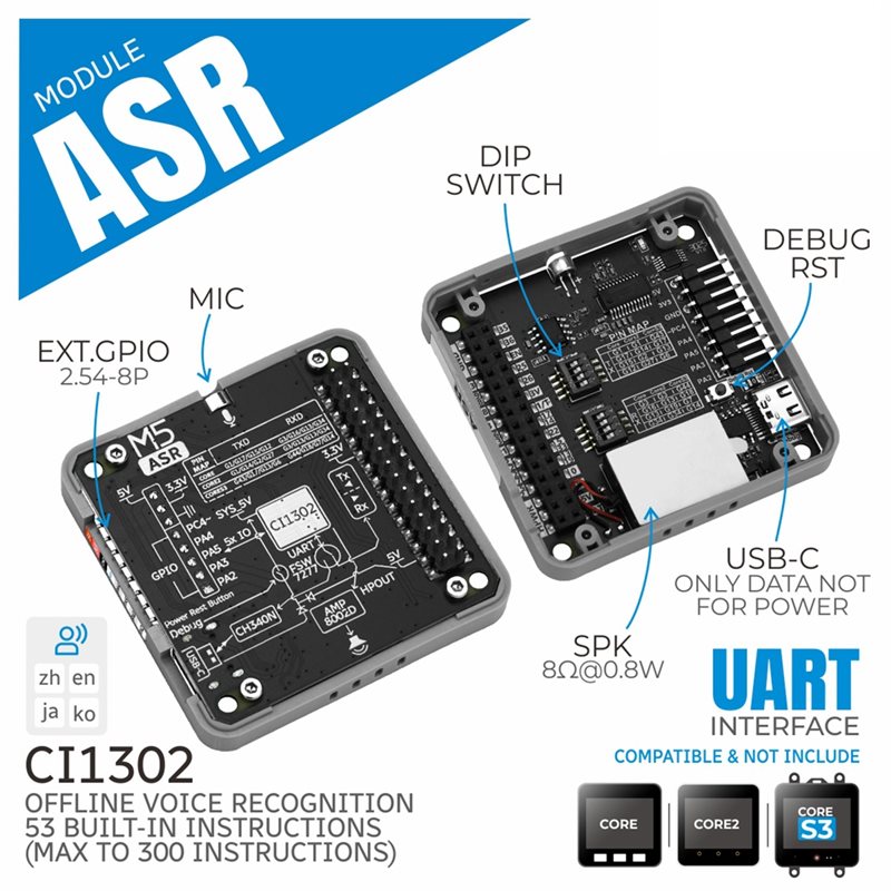 Smart Home Ir - وحدة ASR وحدة صوت ذكية غير