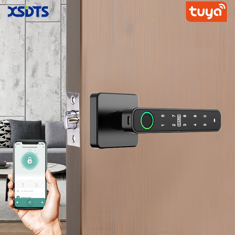 Smart Home Design - قفل باب ذكي رقمي XSDTS Tuya