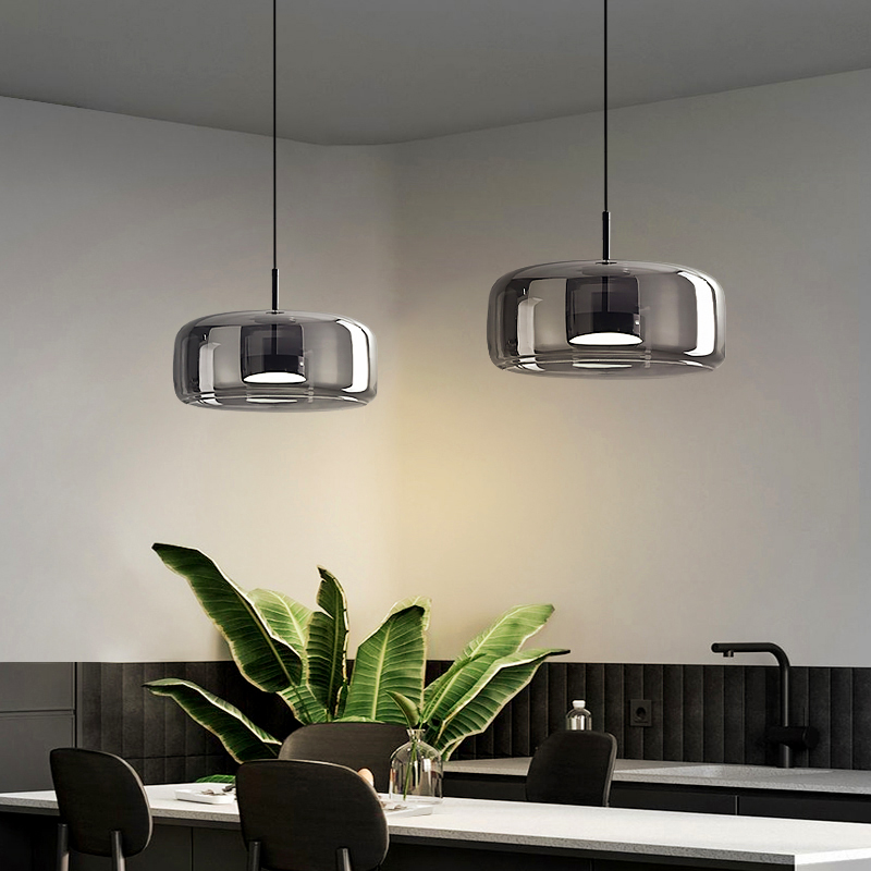 Voice Control Light Bulb - مصباح معلق زجاجي حديث بتقنية LED