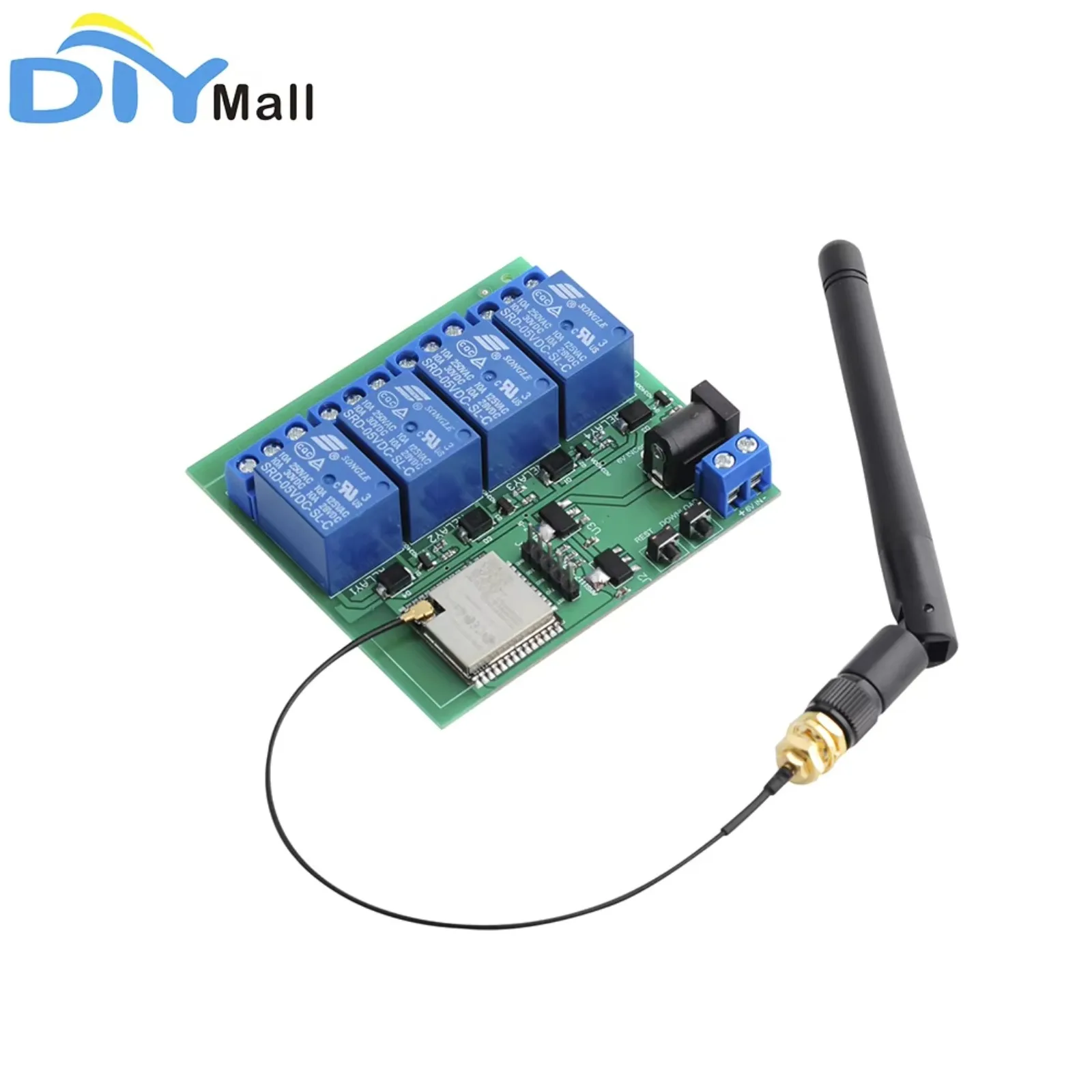 Smart Home Automation - وحدة ريلاي لاسلكية ESP32 بـ 4