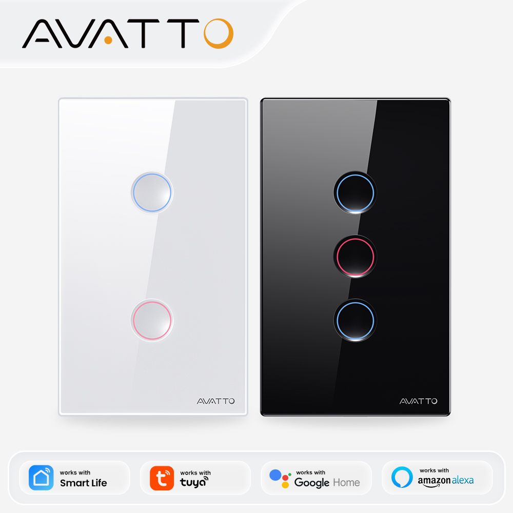 Smart Home Life - مفتاح إضاءة ذكي لاسلكي من AVATTO