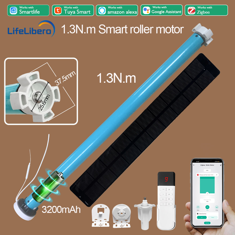 Smart Home Blinds - Boyarca 1.3N.m بطارية تويا زيجبي الأسطوانة