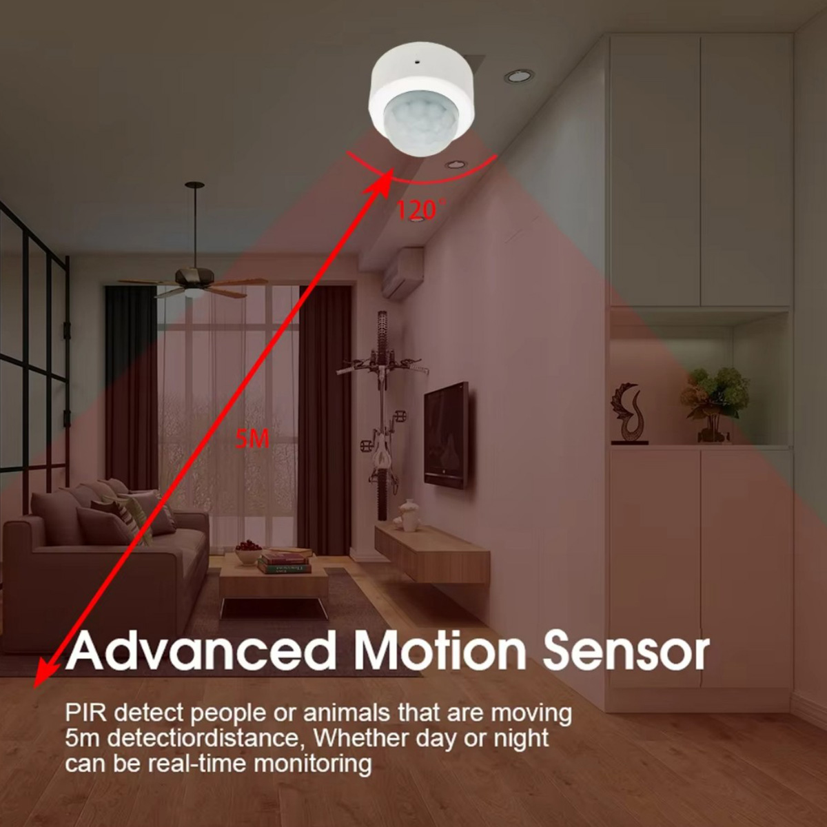 مستشعر حركة Zigbee PIR، كاشف ا - مراجعة Smart Home Ir وسعره