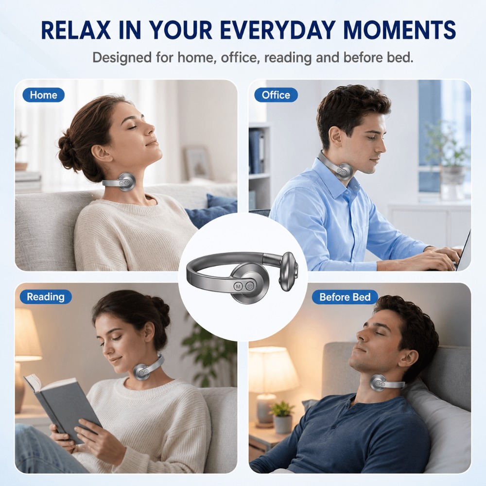 جهاز تدليك الرقبة الذكي للمساع - مراجعة Smart Home Design وسعره