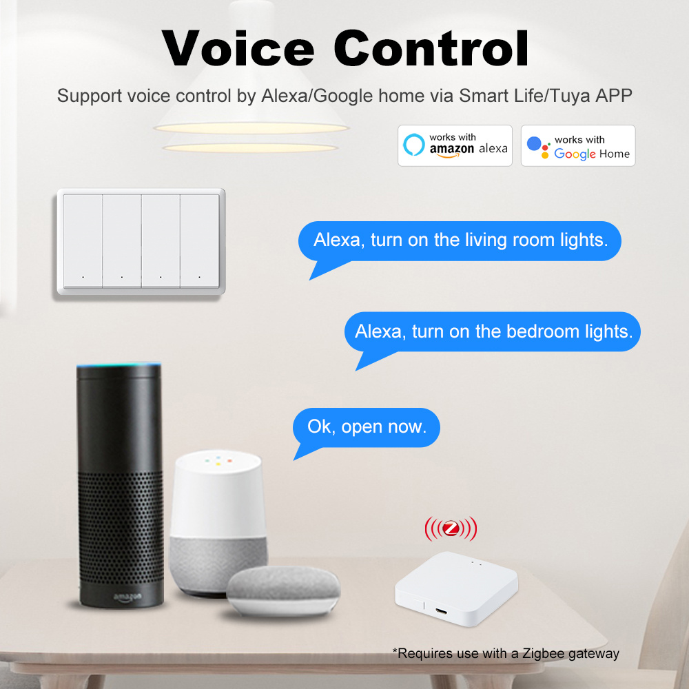 مفتاح إضاءة ذكي من مانهوت يعمل - مراجعة Smart Home Life وسعره