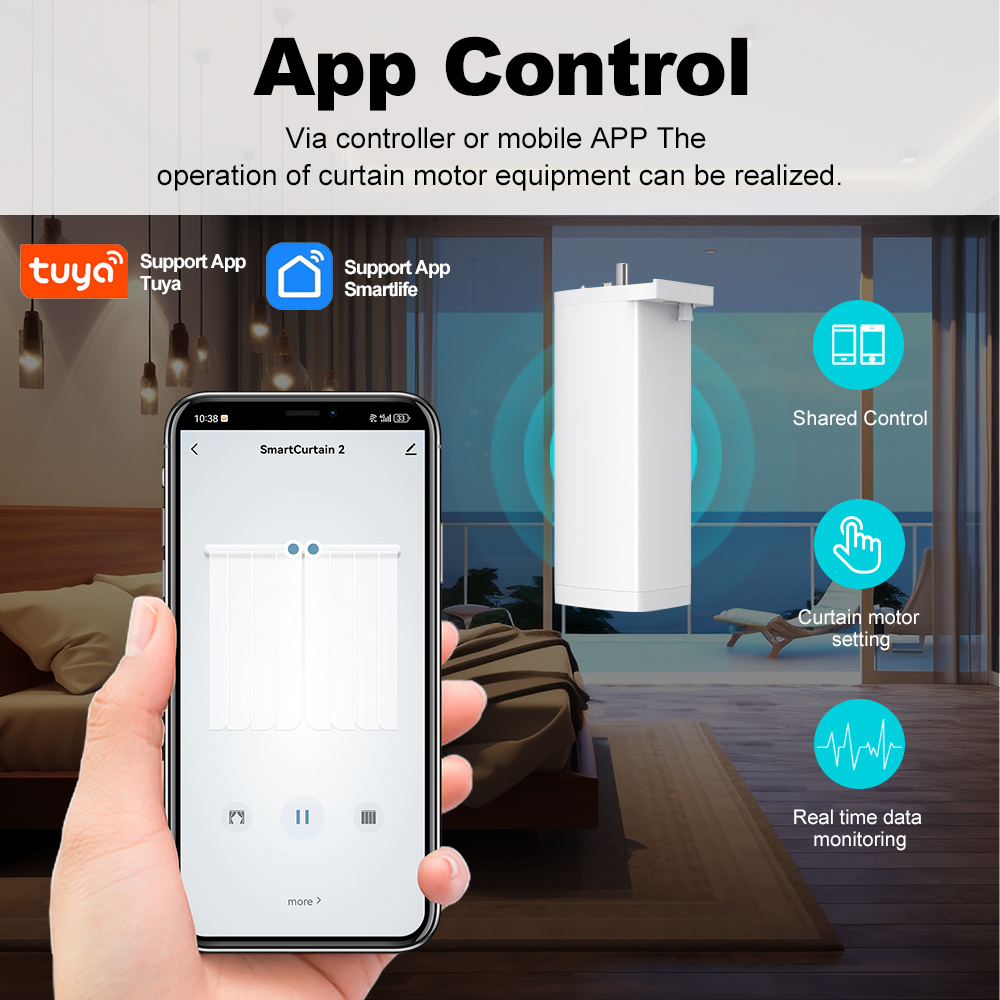 محرك ستائر كهربائي ذكي يعمل بت - مراجعة Smart Home Blinds وسعره