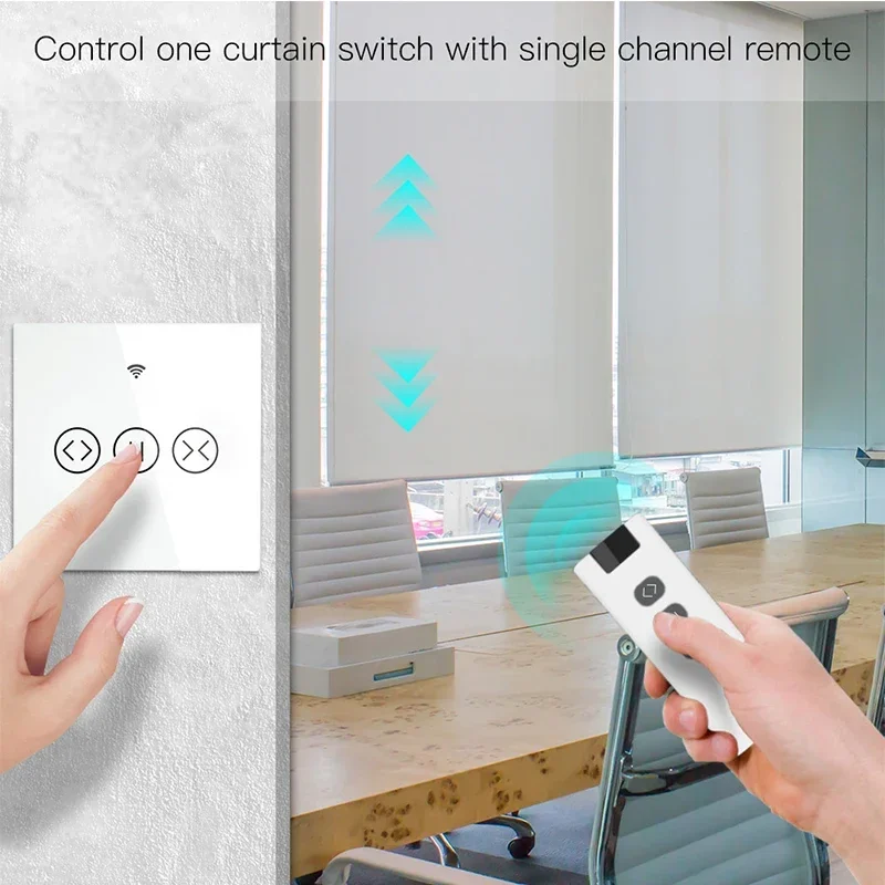 9 /1 قناة RF433 التحكم عن بعد  - مراجعة Smart Home Blinds وسعره