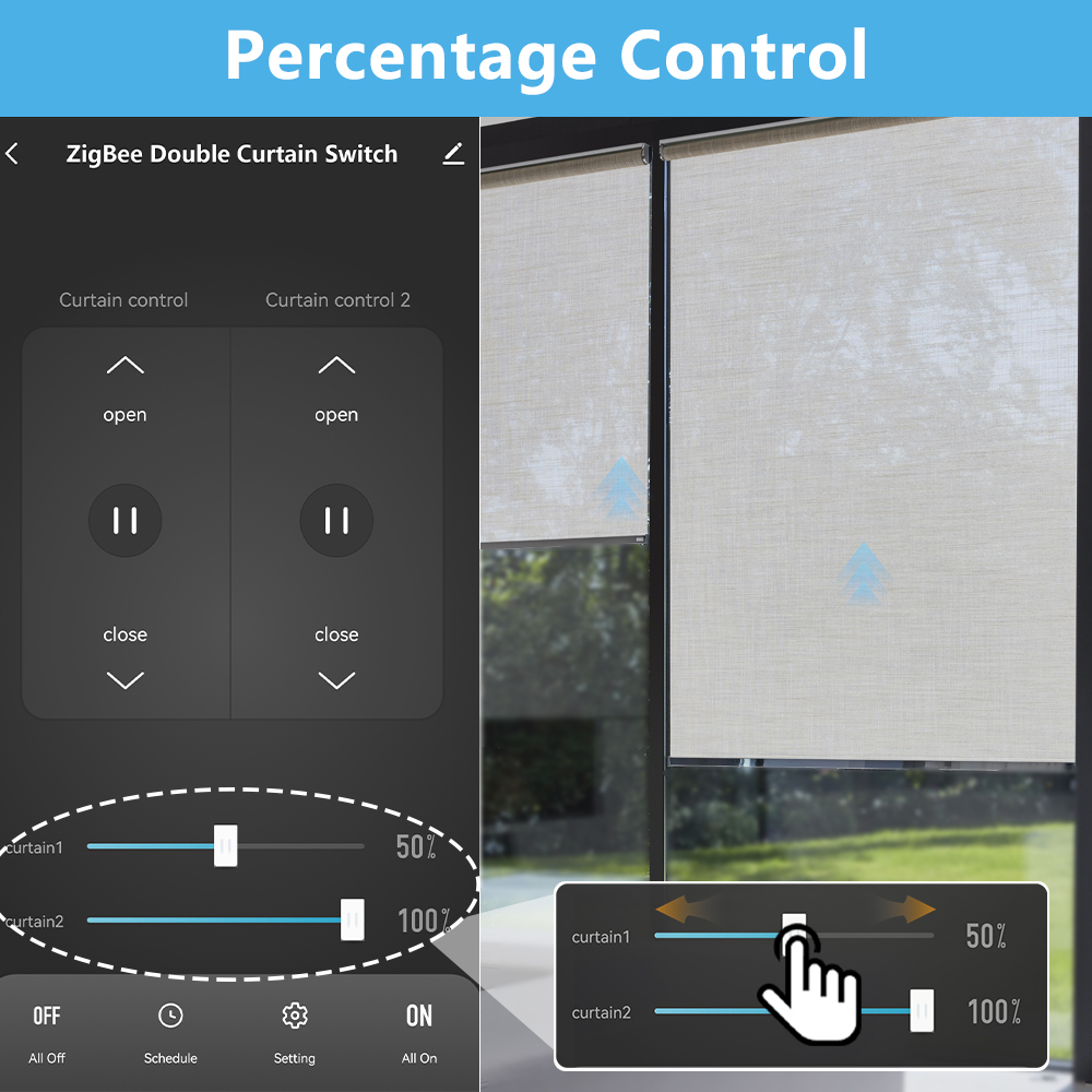 مفتاح ستائر ذكي مزدوج من LoraT - مراجعة Smart Home Blinds وسعره