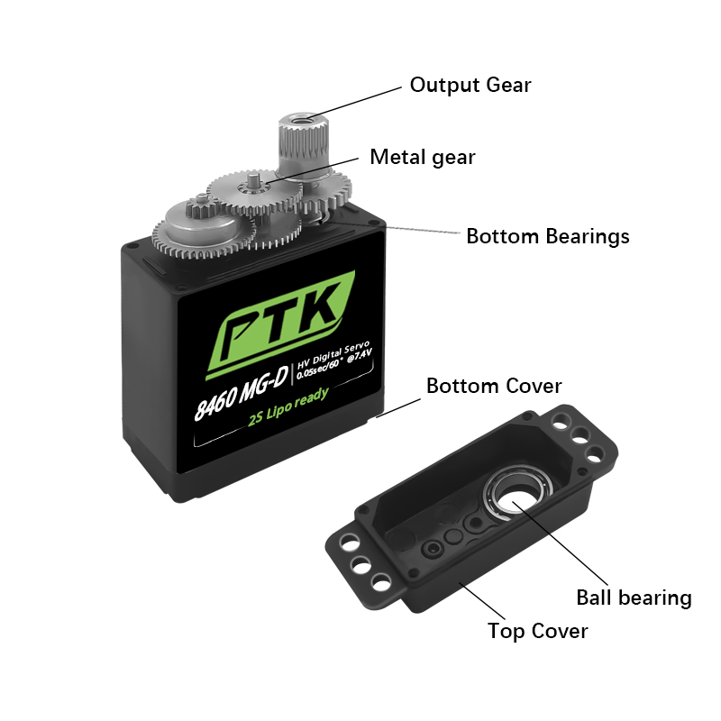 PTK 8460 MG-D9g سيرفو رقمي بتر - مراجعة Curtain Motor وسعره