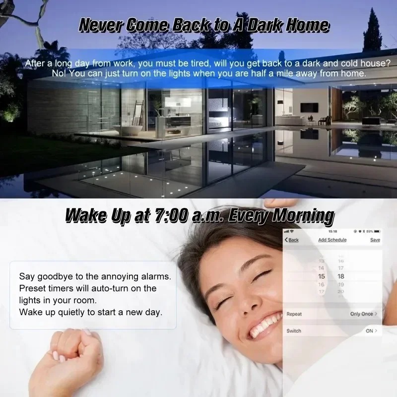 Tuya WIiFi BL E27 المقبس حامل  - مراجعة Voice Control Light Bulb وسعره