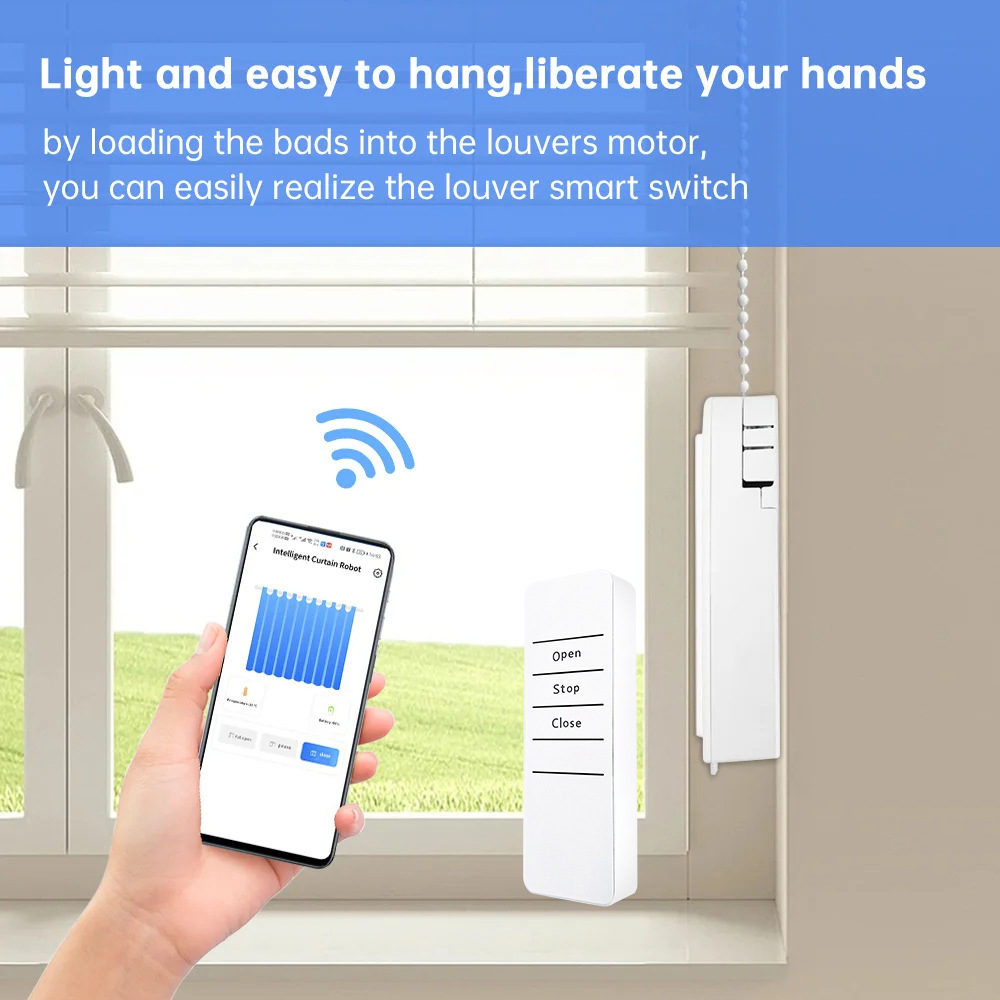 محرك أسطوانة أعمى كهربائي واي  - مراجعة Smart Home Blinds وسعره