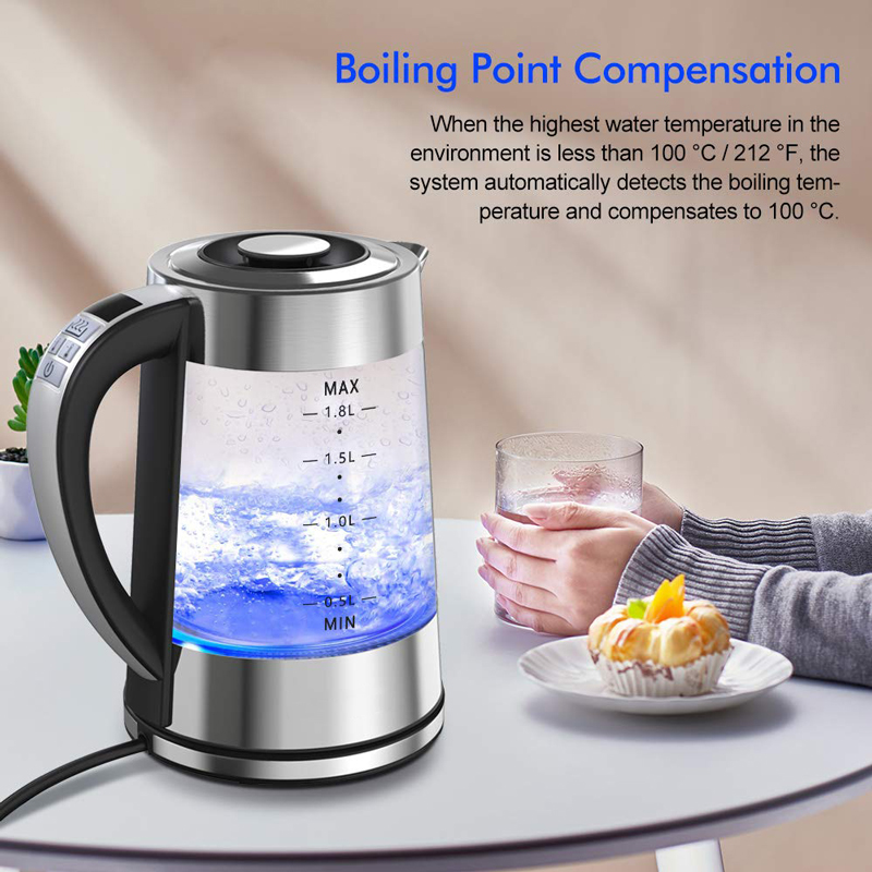 غلاية كهربائية زجاجية ترموستات - مراجعة Home Smart Kettle وسعره