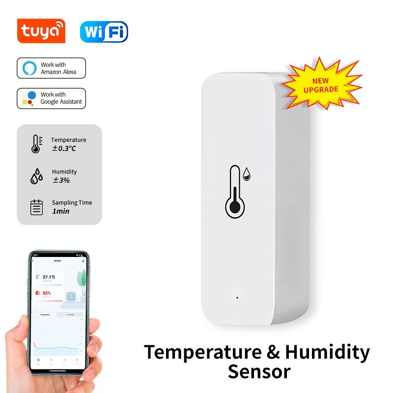 Tuya WiFi مستشعر درجة الحرارة  - مراجعة Smart Home Design وسعره