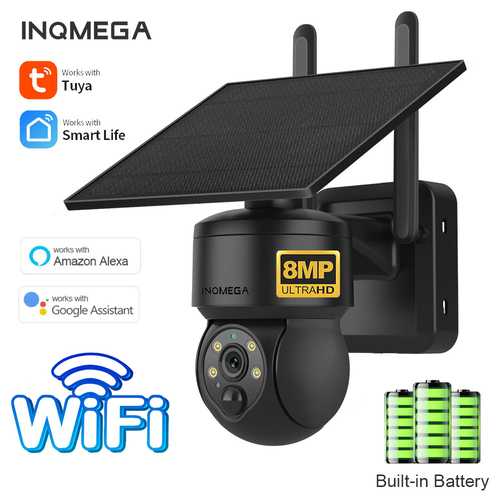 كاميرا INQMEGA 8MP TUYA الشمسي - مراجعة Smart Home Outdoor Camera وسعره