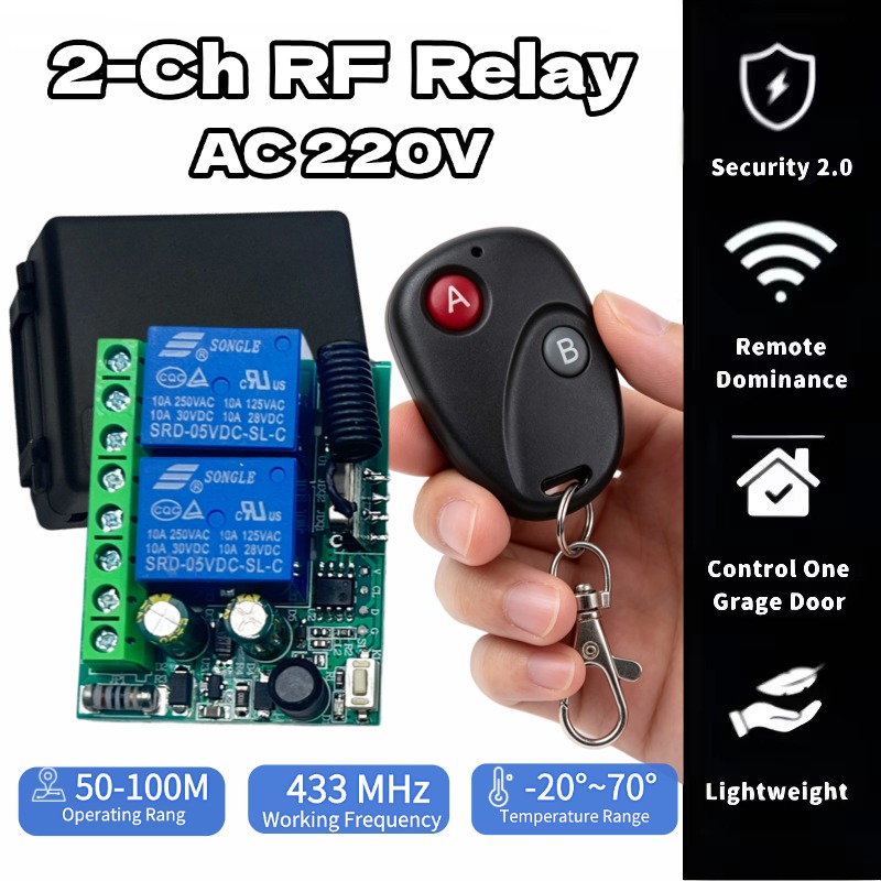 مفتاح تحكم عن بعد RF433 بتيار  - مراجعة Curtain Motor وسعره