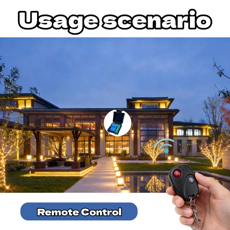 مفتاح تحكم عن بعد RF433 بتيار  - مراجعة Curtain Motor وسعره