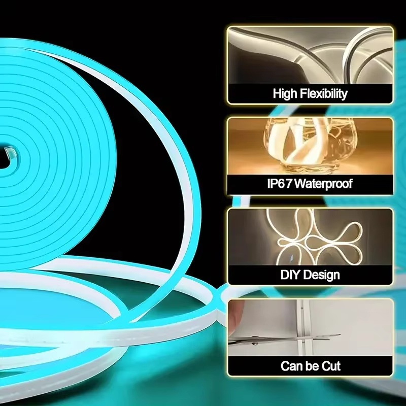 شريط إضاءة نيون LED WiFi للحيا - مراجعة Smart Home Yellow وسعره
