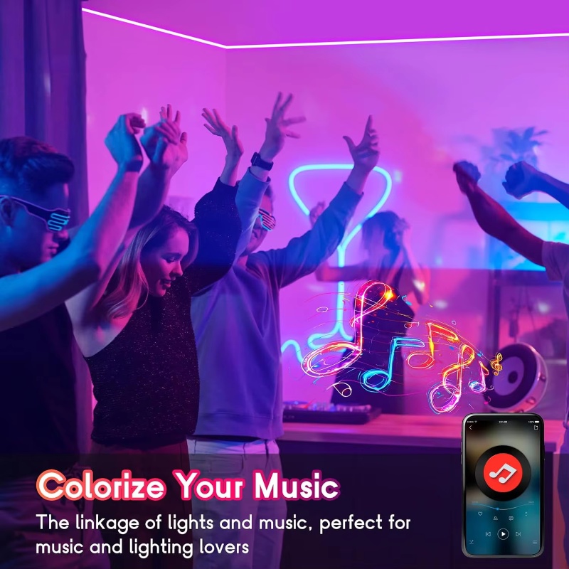 شريط إضاءة نيون LED WiFi للحيا - مراجعة Smart Home Yellow وسعره