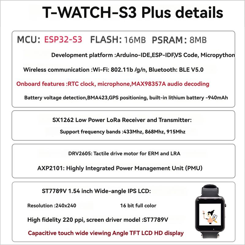 ساعة ذكية قابلة للبرمجة طراز H - مراجعة Smart Home Using Esp32 وسعره
