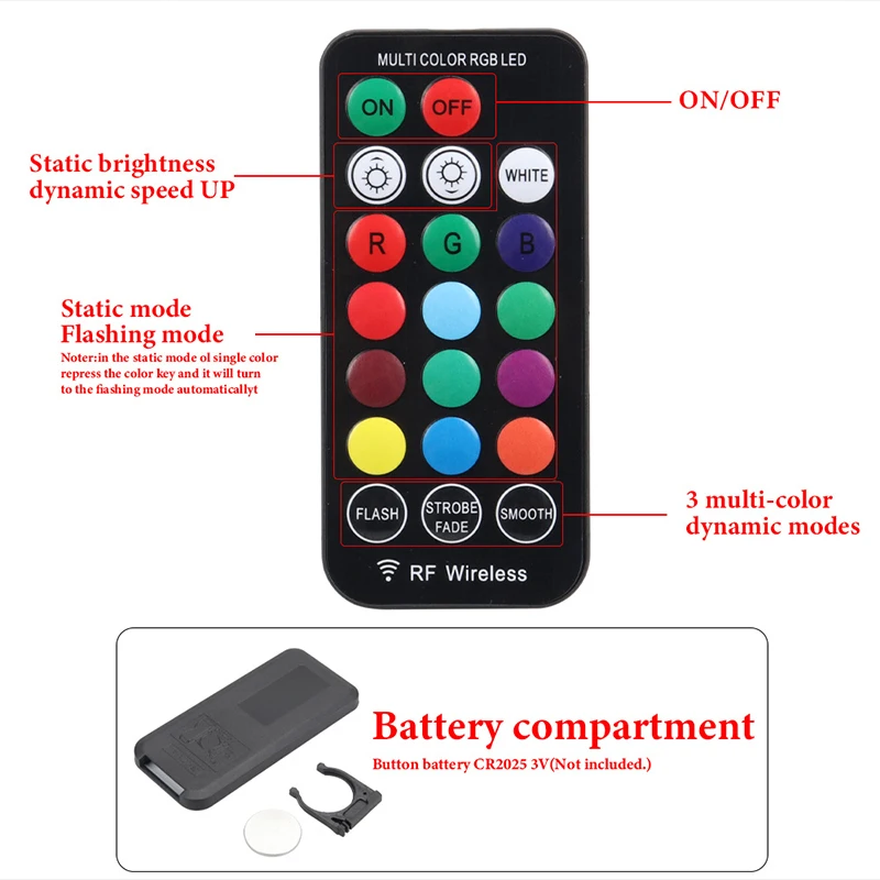 2 قطعة/المجموعة RGB LED T10 W5 - مراجعة Voice Control Light Bulb وسعره