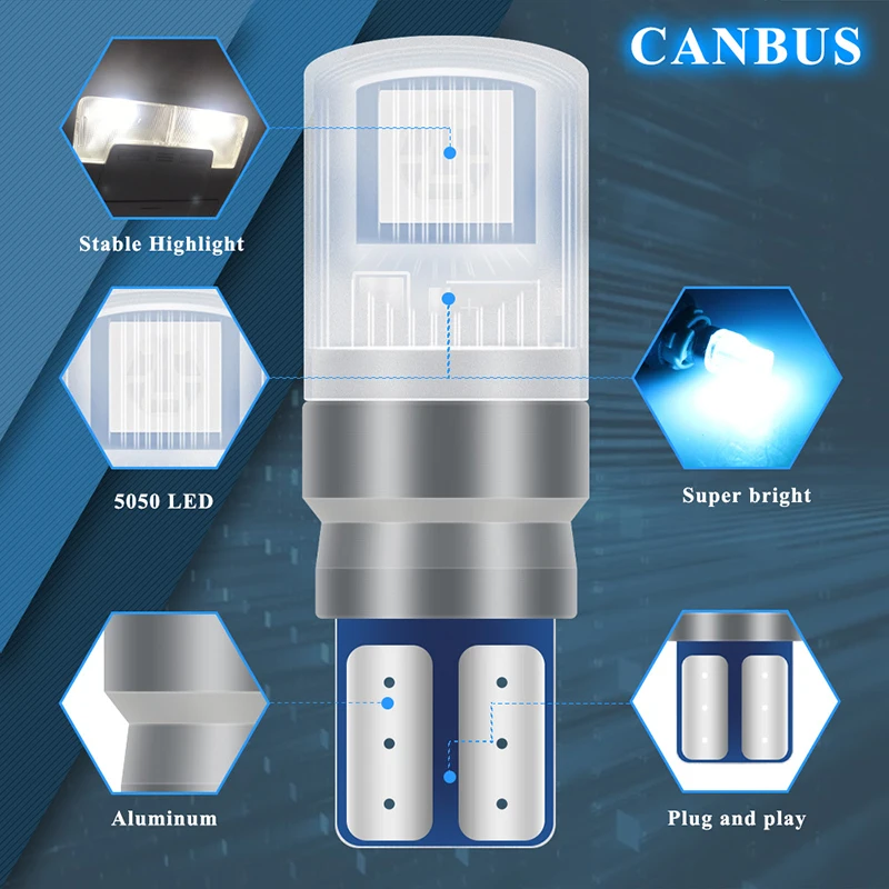 2 قطعة/المجموعة RGB LED T10 W5 - مراجعة Voice Control Light Bulb وسعره
