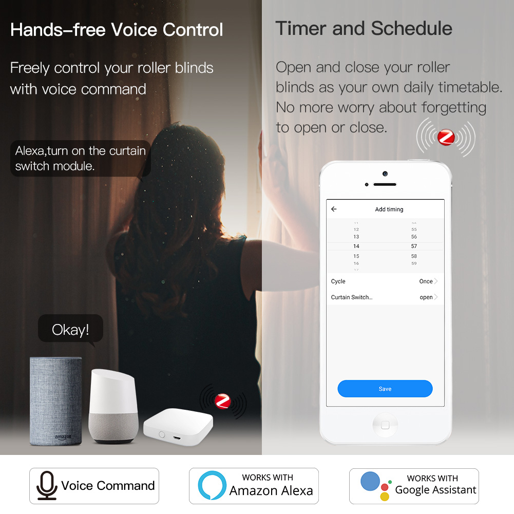 وحدة تحكم ذكية MOES ZigBee RF4 - مراجعة Smart Home Blinds وسعره