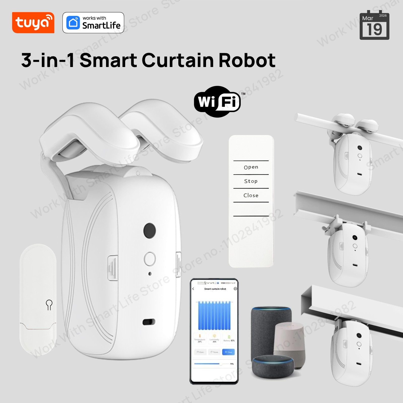 روبوت ستائر ذكي من تويا يعمل ب - مراجعة Smart Home Hub Matter وسعره