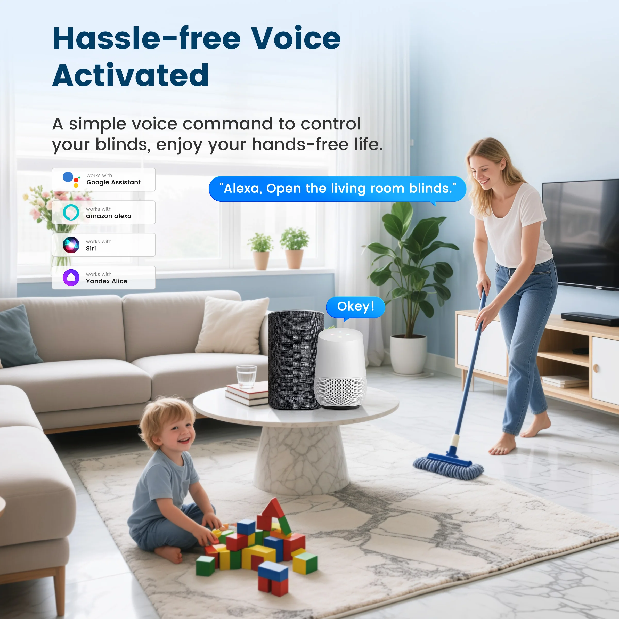 محرك ستائر ذكي من جيرير يعمل ب - مراجعة Smart Home Blinds وسعره