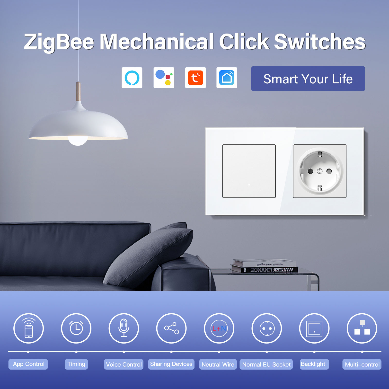 مفاتيح إضاءة ذكية من BSEED تعم - مراجعة Smart Home Yellow وسعره