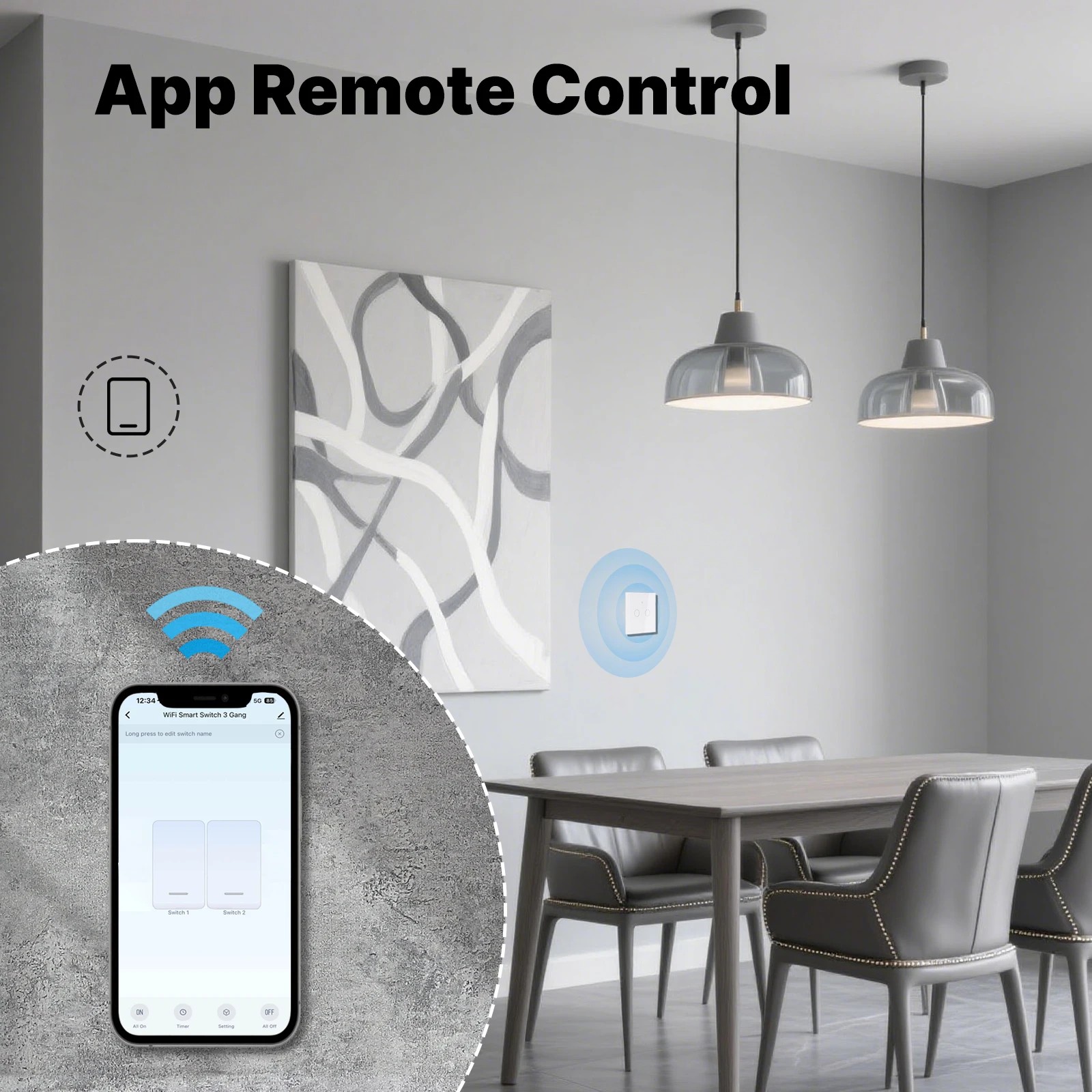 مفتاح ذكي يعمل باللمس MOES WiF - مراجعة Smart Home Design وسعره