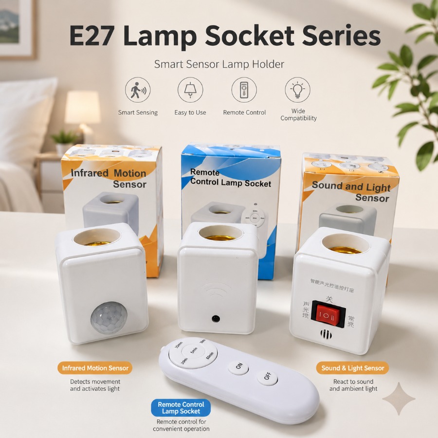 مقبس أوروبي/أمريكي E27 مع مستش - مراجعة Voice Control Light Bulb وسعره