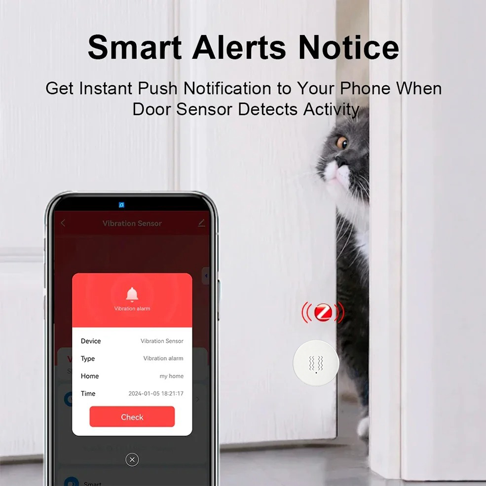 جهاز استشعار الاهتزاز والإمالة - مراجعة Smart Home Security System وسعره