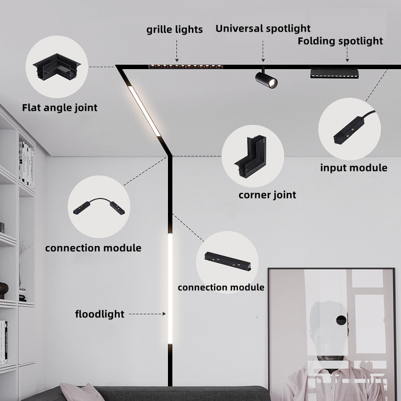 LED ضوء المسار المغناطيسي مصبغ - مراجعة Voice Control Light Bulb وسعره