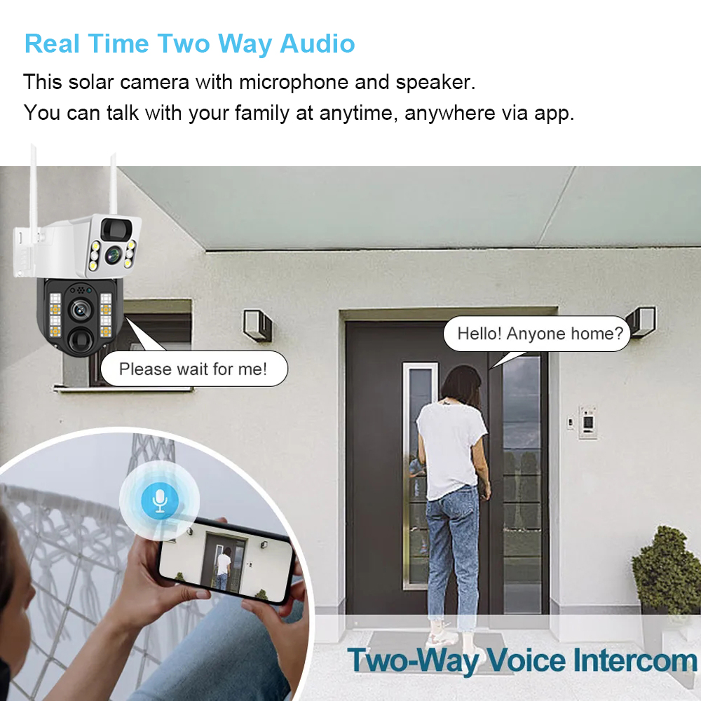 كاميرا مراقبة CCTV شمسية خارجي - مراجعة Smart Home Ir وسعره