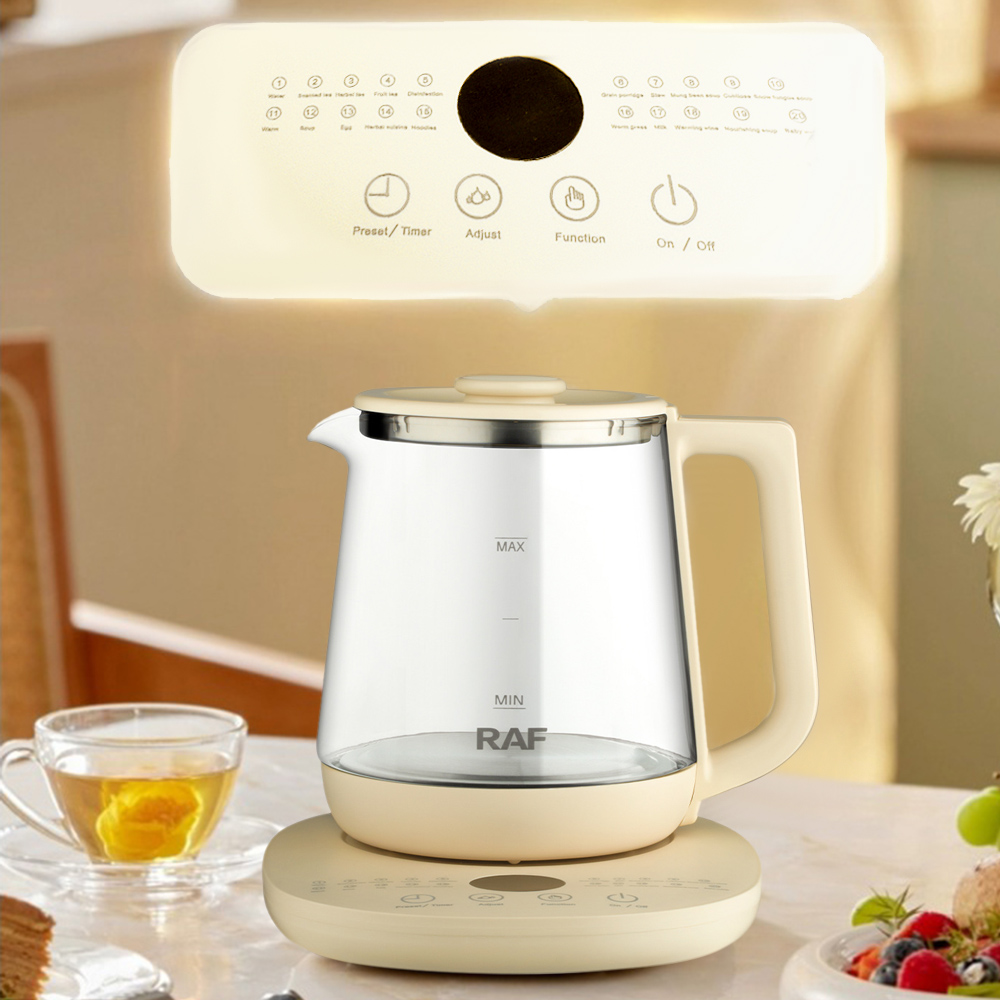 إبريق حفظ صحي زجاجي كهربائي ،  - مراجعة Home Smart Kettle وسعره