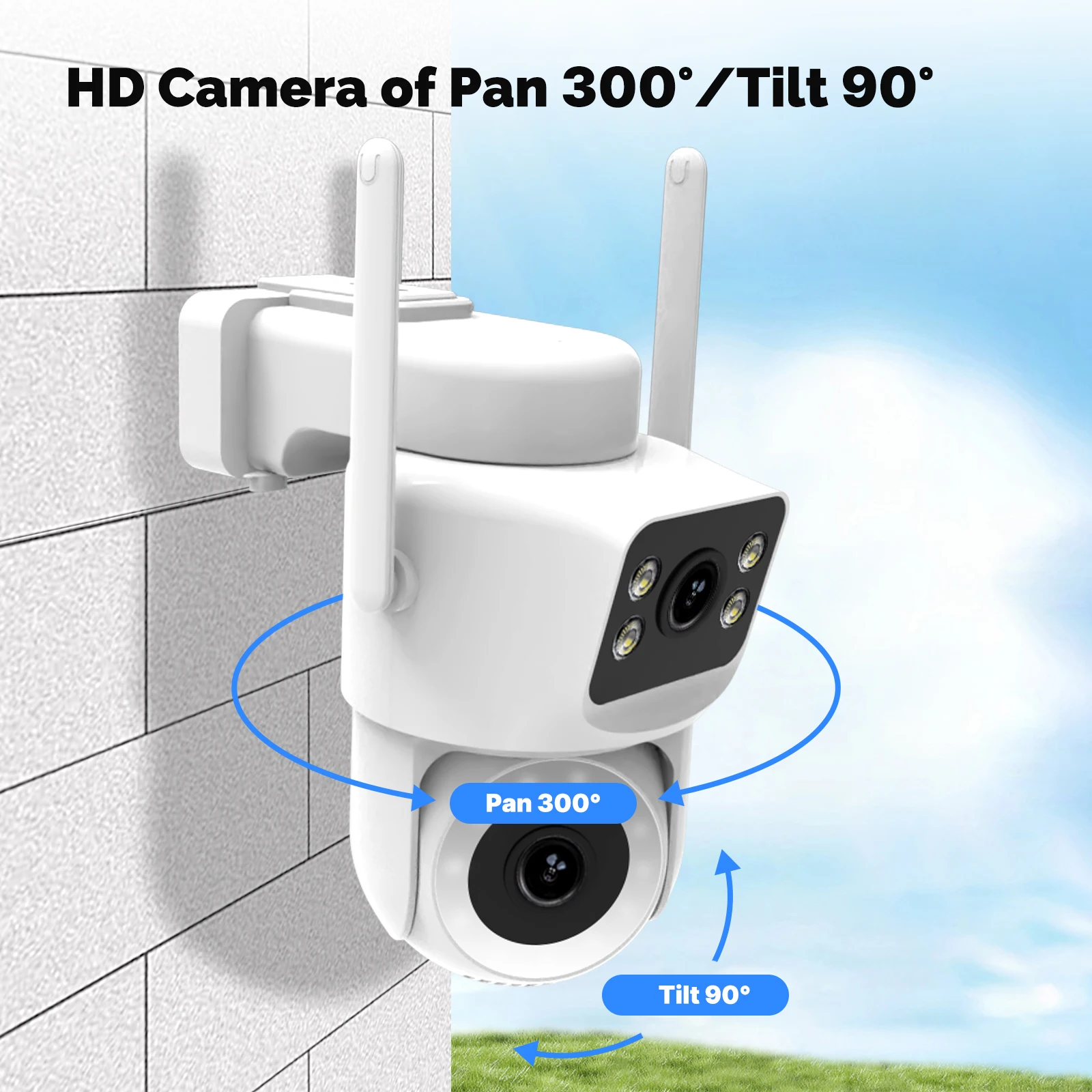 Moes Tuya كاميرا أمان خارجية ذ - مراجعة Smart Home Outdoor Camera وسعره