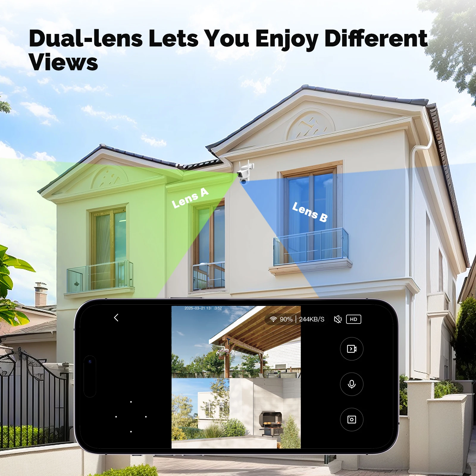 Moes Tuya كاميرا أمان خارجية ذ - مراجعة Smart Home Outdoor Camera وسعره