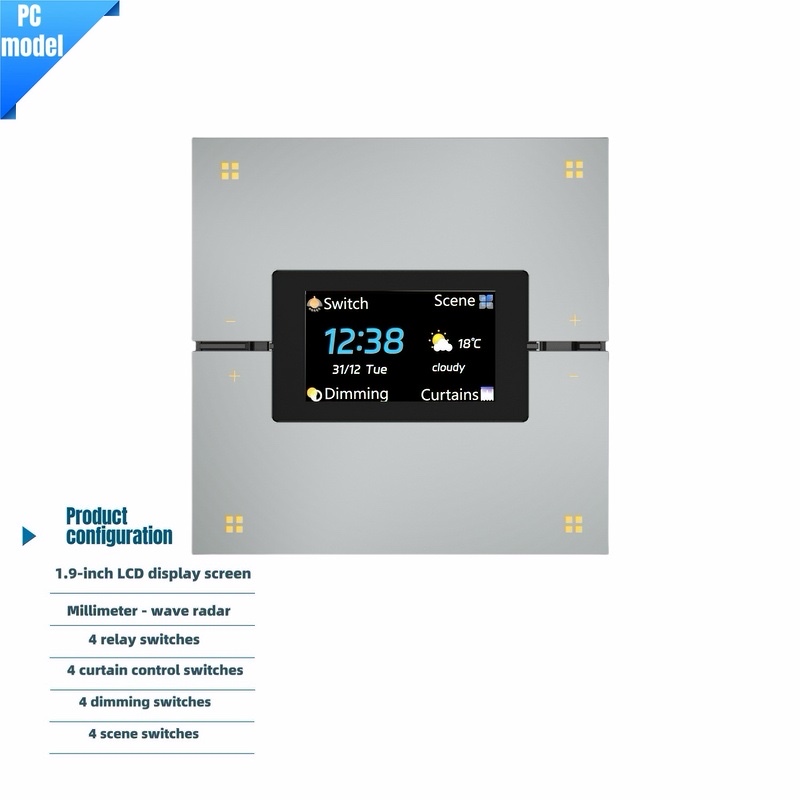 مفتاح ذكي PC موديل M9Pro Tuya  - مراجعة Smart Home Automation وسعره