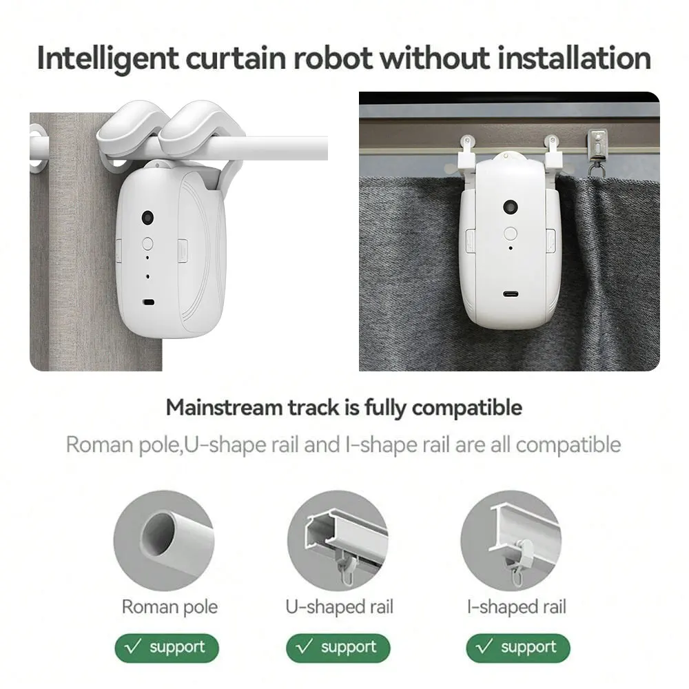 فاتح ستائر ذكي للمنزل، محرك ست - مراجعة Curtain Motor وسعره