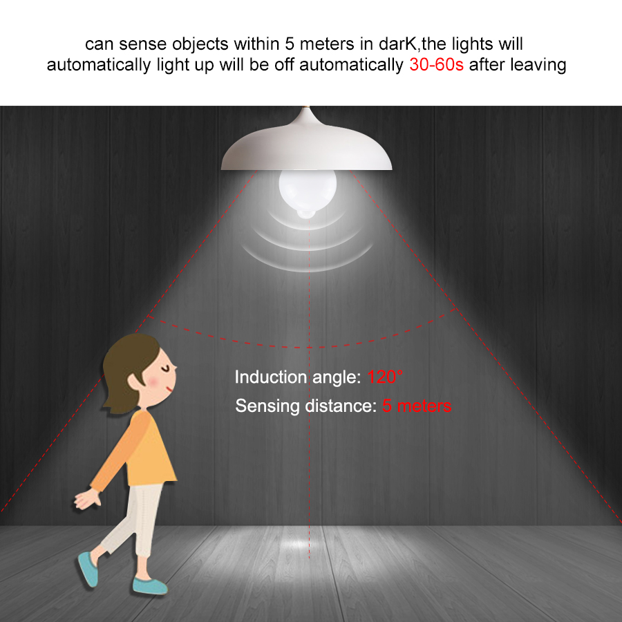 PIR محس حركة LED ضوء لمبة 12 و - مراجعة Voice Control Light Bulb وسعره