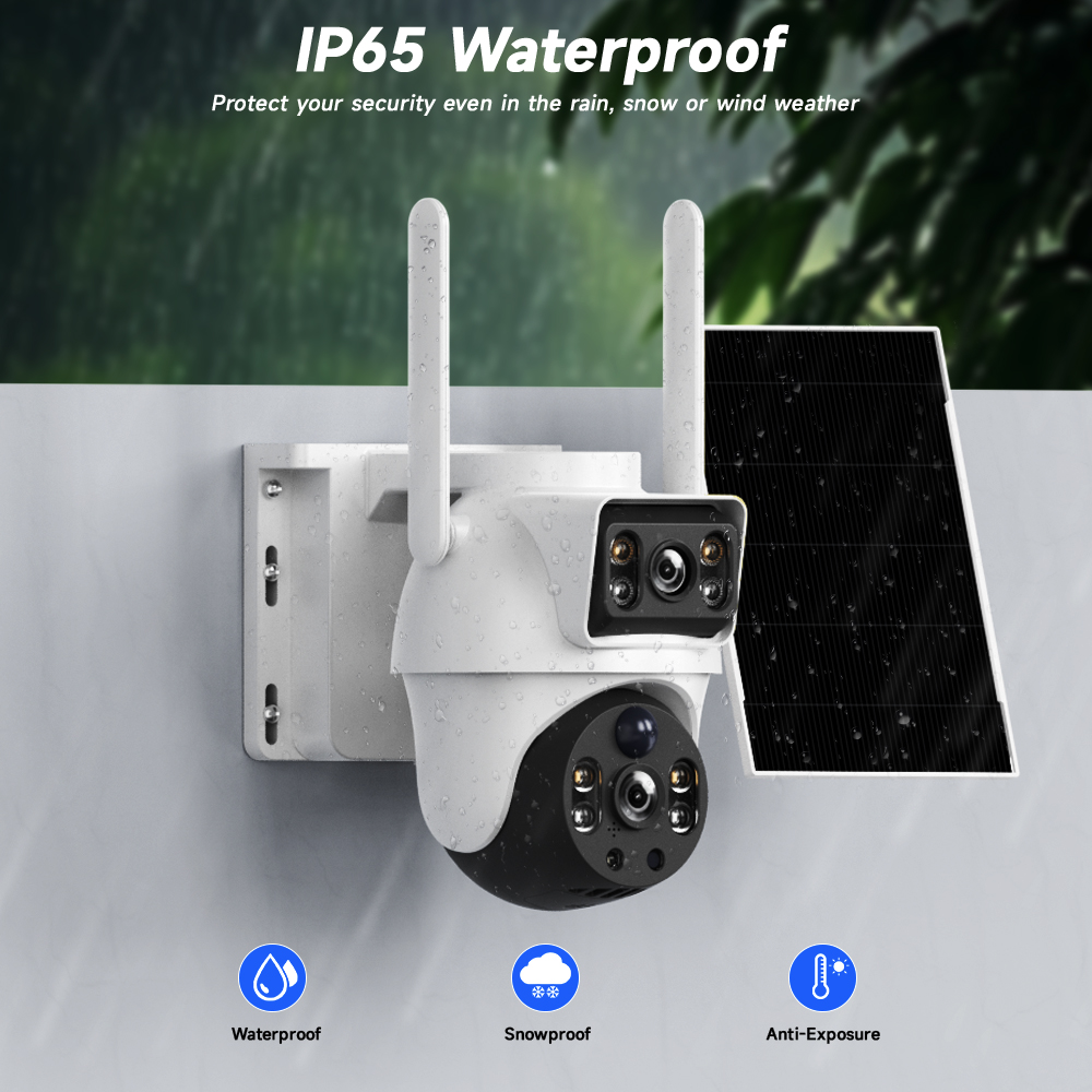 كاميرا واي فاي تعمل بالطاقة ال - مراجعة Smart Home Outdoor Camera وسعره