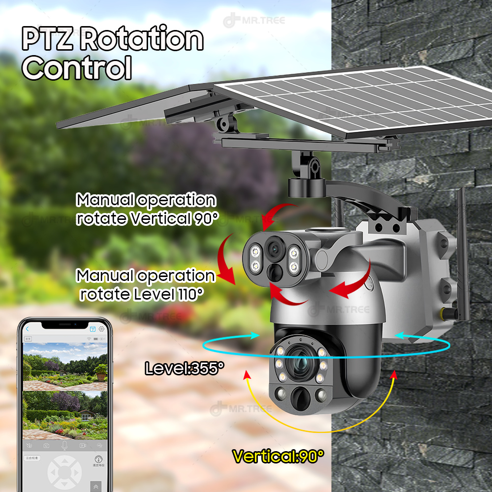 4K 50X زووم بصري عدسة مزدوجة ك - مراجعة Smart Home Outdoor Camera وسعره
