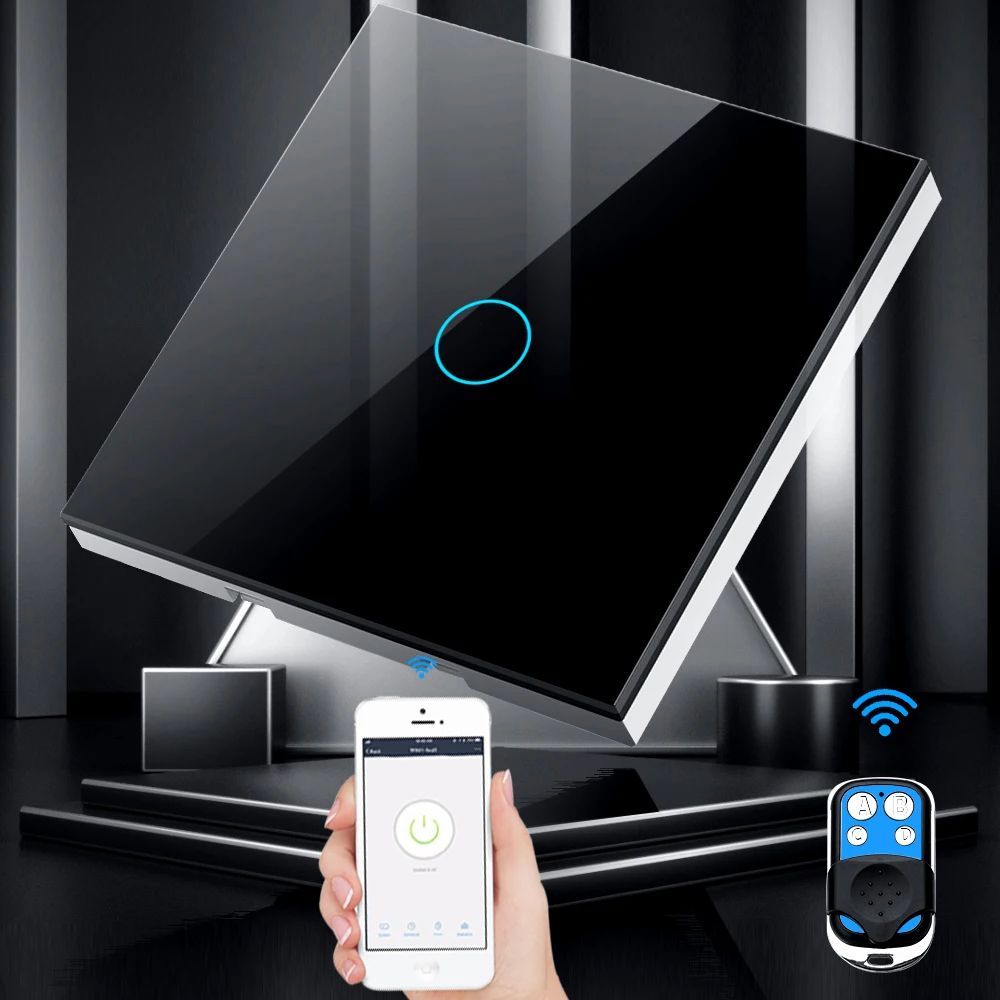 Tuya EU WiFi + RF433 مفتاح الت - مراجعة Smart Home Life وسعره