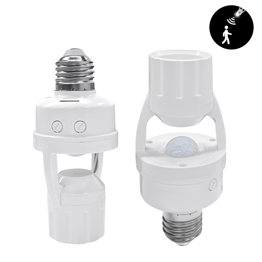قاعدة مصباح E27 مع مستشعر حركة - مراجعة Voice Control Light Bulb وسعره