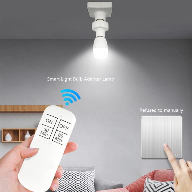 E27 LED مصباح RF 433MHz الذكية - مراجعة Voice Control Light Bulb وسعره