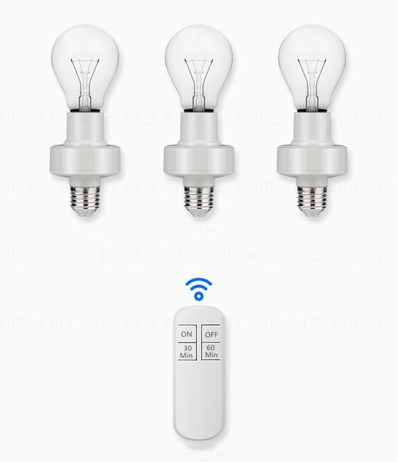 E27 LED مصباح RF 433MHz الذكية - مراجعة Voice Control Light Bulb وسعره