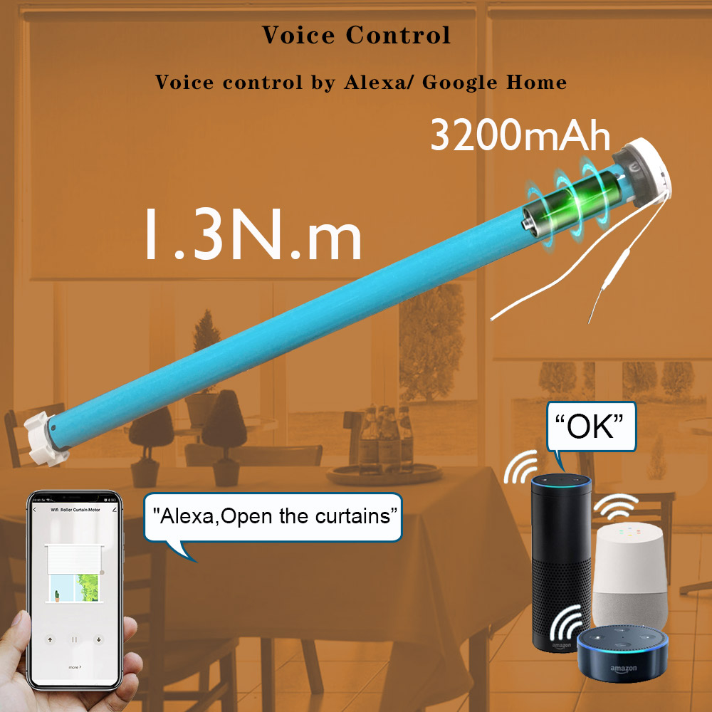 Boyarca 1.3N.m بطارية تويا زيج - مراجعة Smart Home Blinds وسعره