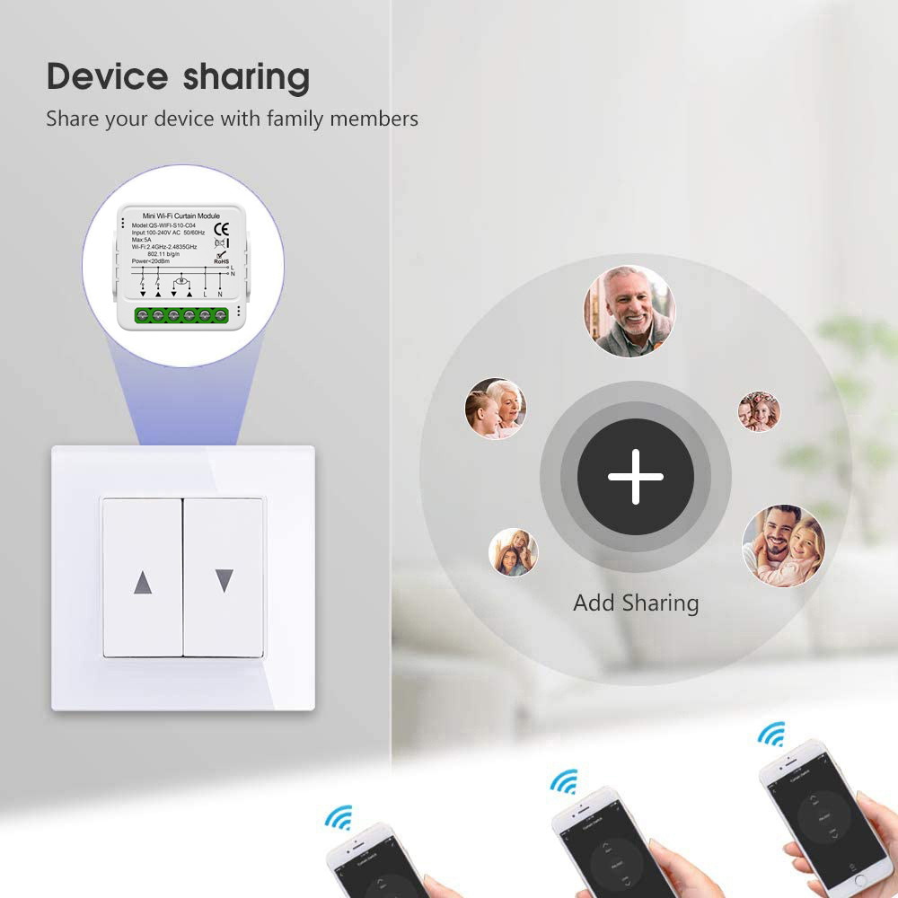 Tuya WiFi Zigbee وحدة تبديل ال - مراجعة Smart Home Blinds وسعره